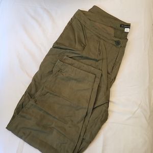 Soft Eileen Fisher Olive Ankle Pant